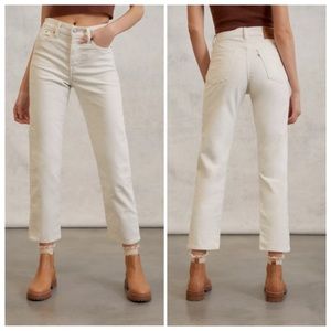 Levi’s Wedgie High Rise Straight Corduroy Jeans